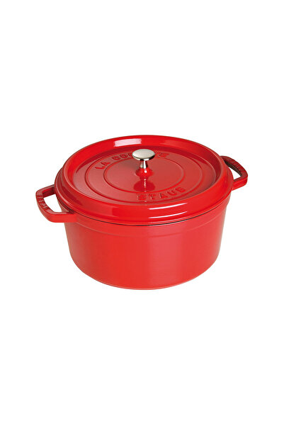 STAUB B La Cocotte Döküm Tencere Yuvarlak 28 cm Kırmızı