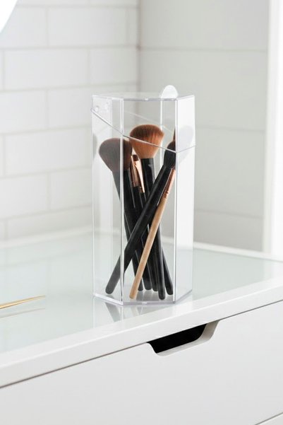 Vivart Makeup Brush Organizing Box Multipurpose Decorative Makeup Organizer