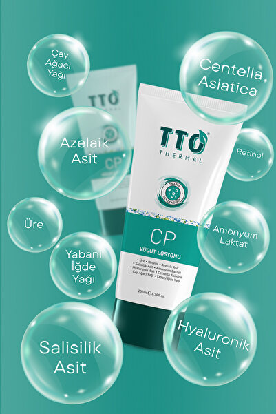 TTO Thermal CP Vücut Losyonu - Batık Karşıtı Pürüzsüzleştirici 200 ml