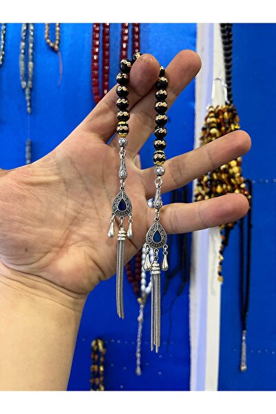 Zaza Tespih Oltu Taşı Pirinç Sarma Zaza Tesbih