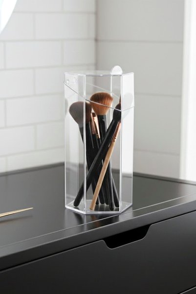 Vivart Makeup Brush Organizing Box Multipurpose Decorative Makeup Organizer
