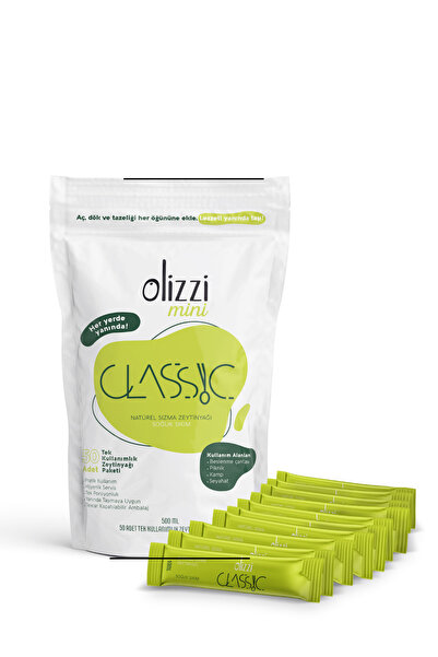 Olizzi Classic Mini Tek Kullanımlık Zeytinyağı 10 ML X 50 Adet