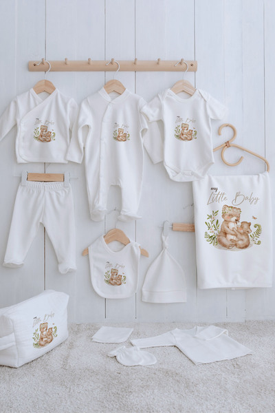 Tuğba Kuğu Organic 11-Piece Hospital Outlet - for Baby - Mom and Baby Beer