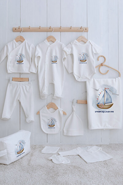 Tuğba Kuğu Organic 11-Piece Hospital Release - for Baby - Little Sailor
