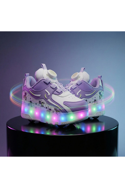 LE STYLE DE MARIE Işıklı Paten Ayakkabı - Ortopedik Taban Çocuk Tekerlekli Ay...