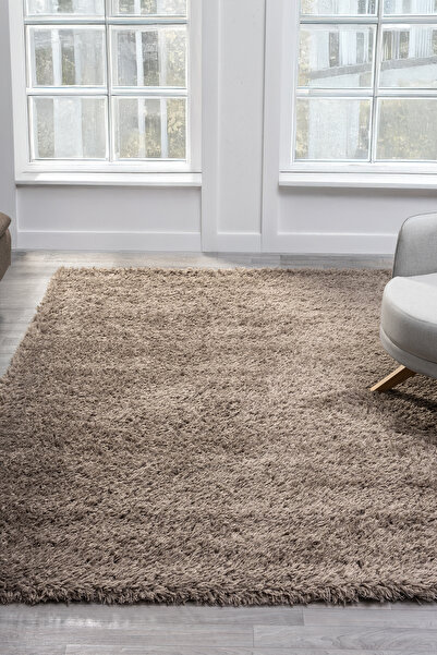 CASERA HOME Victoria Collection Bej Yumuşak Peluş Shaggy Dokuma Çocuk Oturma ...