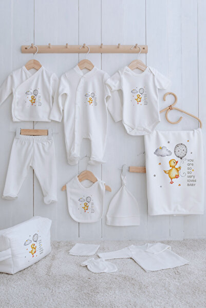 Tuğba Kuğu Organic 11-Piece Hospital Release - for Baby - Cute Duck