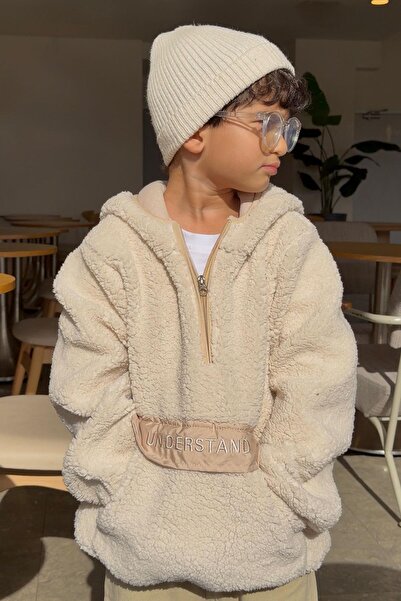 REYCAN Hanorac de pluș pentru fetiță tricou cu glugă cu buzunar cangur 5-8 an...