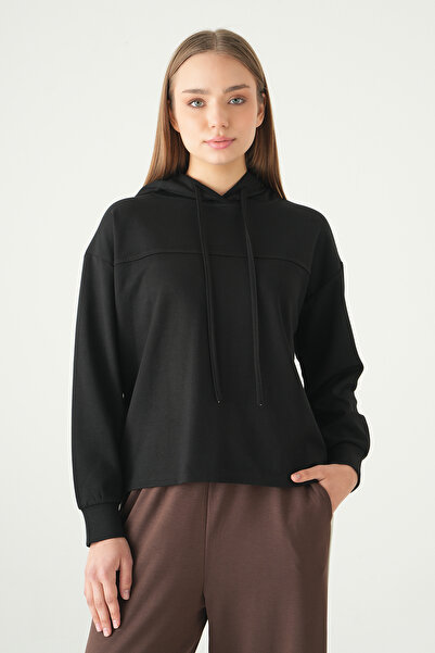 Rays 8308A Stripe Detail Tunic Black