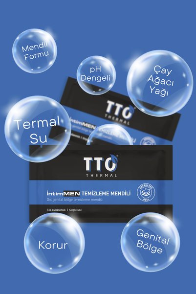TTO Thermal Intimate Cleansing Wipes 12 Pieces (Itching, Odor, Fungus,)
