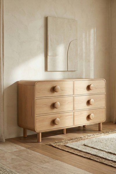 Latanwood Dane Ahşap Şifonyer