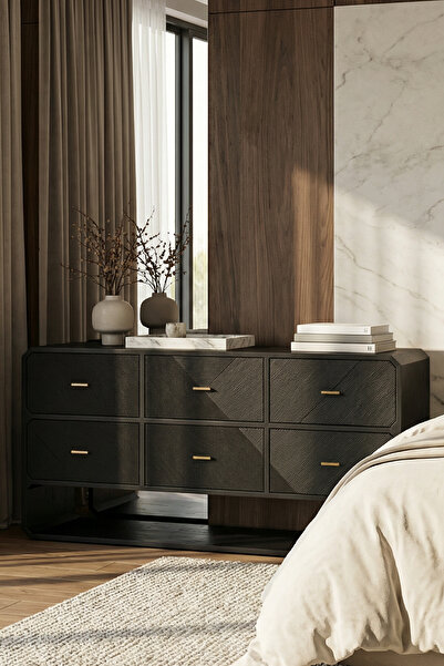 Latanwood Gabriella Ahşap Şifonyer