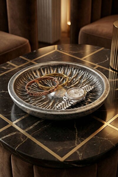 Viselia Takı Tabağı Takı Organizeri Takı Makyaj Kozmetik Düzenleyici Gümüş Es...