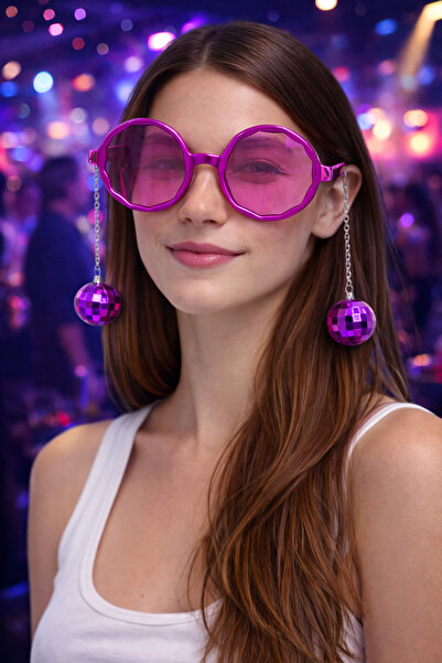 PARTİPORT نظارات ديسكو القرط