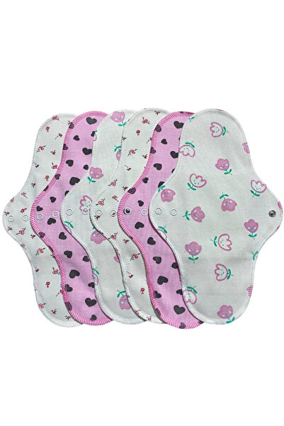 Ponped Bambu Yıkanabilir Doğal Kadın Pedi 6'lı (GECE)