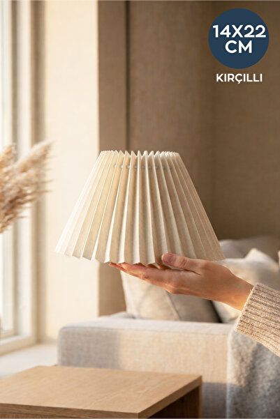 HOMİNG Orijinal Kırçıllı Kumaş Pileli Umbrella Abajur Başlığı 242163