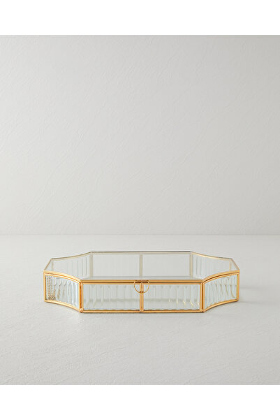 English Home Rio Dekoratif Kutu 31x22x5 cm Gold