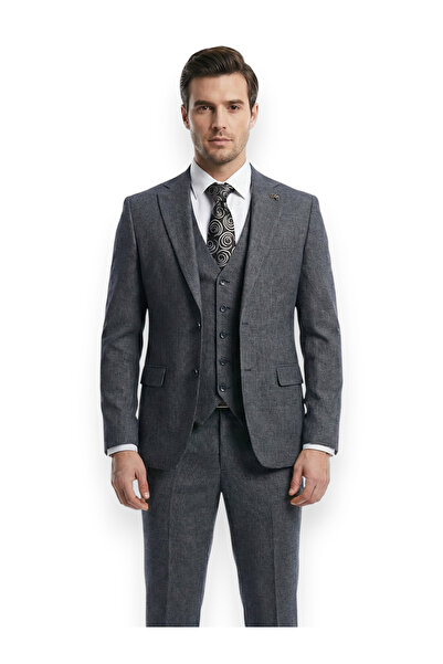 HERMOSE Signature |   Oxford Blue Vest Suit