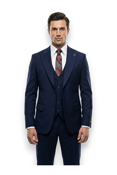 HERMOSE Signature |   Deep Navy Blue Vest Suit