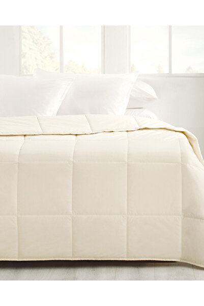 English Home Layna Yıkanabilir Yün Çift Kişilik Yorgan 195x215 cm Krem