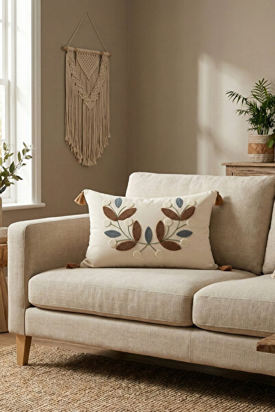 cottoncloth غطاء كيرلينت مزخرف مستطيل الشكل مطرز بالتطريز اليدوي باباتيا 35x5...