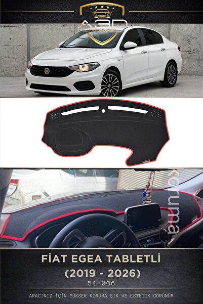 A3D TORPİDO KORUMA Fiat Egea Tabletli 2019 Ön Gögüs Panel Torpido Koruma Koru...