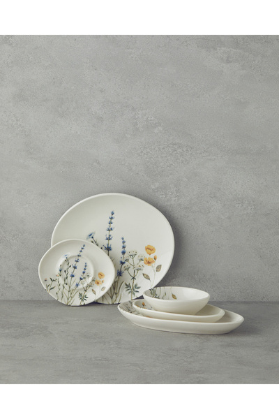 English Home Set mic dejun Balmy Porcelain, 20 piese, pentru 6 persoane, alba...