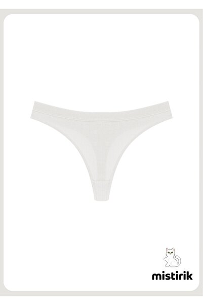 MİSTİRİK Paulo Model Soft Fabric Thong Model Κορδόνι Αθλητικό Εσωρούχο Λευκό ...