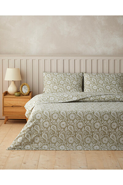 English Home Ethnic Charm Kolay Ütülenir Tek Kişilik Çarşaflı Nevresim Takımı...