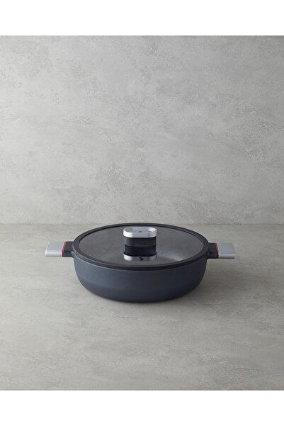 English Home Pro Cook Series Sığ Tencere 28 cm Siyah