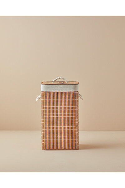 English Home Urbann Katlanabilir Çamaşır Sepeti Kahve