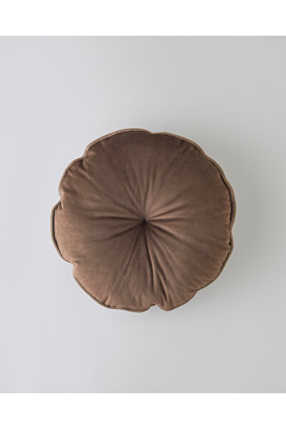 English Home Lineta Dekoratif Kırlent 40x40 cm Kahve