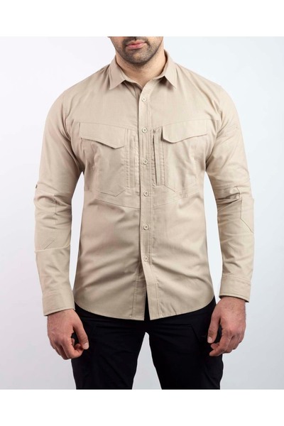 VAV WEAR Outdoor Taktik Pamuklu Erkek Gömlek TACTEC01