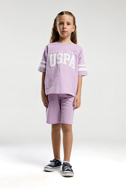 U.S. Polo Assn. SET BERMUDA CHILOȚĂ FĂRĂ - LILA