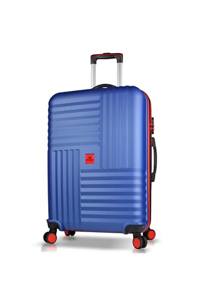 My Valice Puzzle Abs Büyük Boy Lacivert Valiz