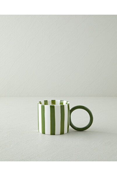 English Home Boldy Lines New Bone China Mug 350 ml Green