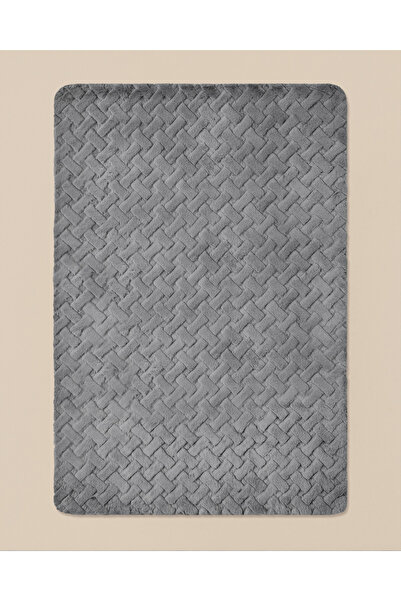 English Home Peggy Peluş Halı 80x150 cm Gri