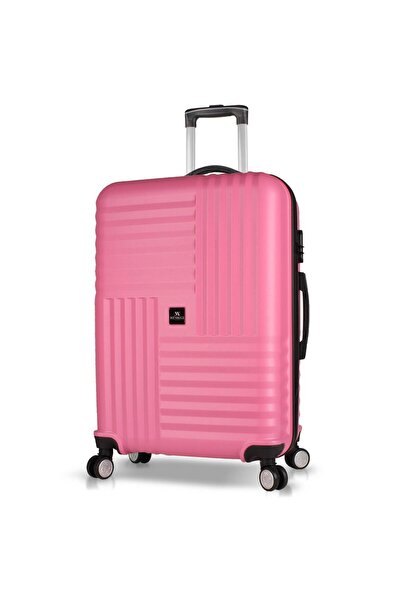 My Valice Puzzle Abs Büyük Boy Pembe Valiz