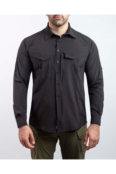 Genel Markalar Tacflex 01 Uzun Kollu Taktikal Gömlek Yüksek Mukavemetli Kumaş