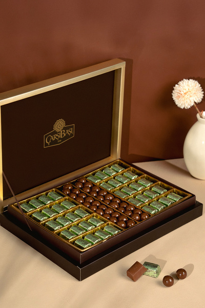 çarşıbaşı Baton Antep Fıstıklı Çikolata & Badem Draje