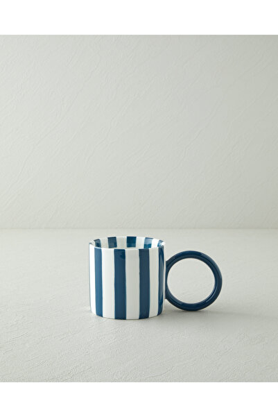 English Home Boldy Lines New Bone China Kupa 350 ml Mavi