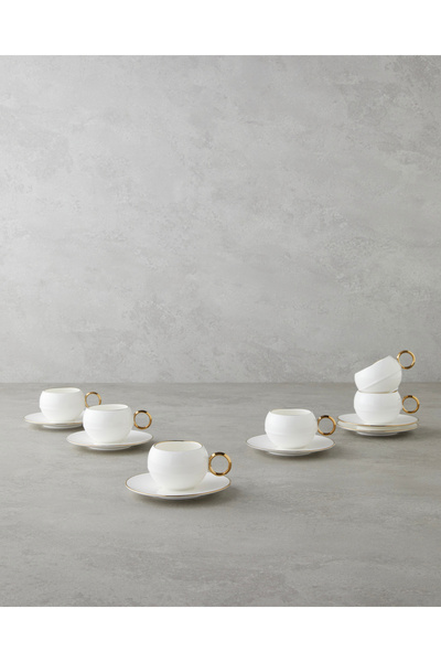 English Home Sheen Kahve Fincan Takımı 90 ml Beyaz-Go (22.12.2025)