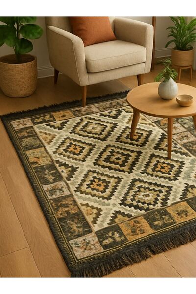OEM Double-sided woven rug, size 80 x 120 cm H&H 29