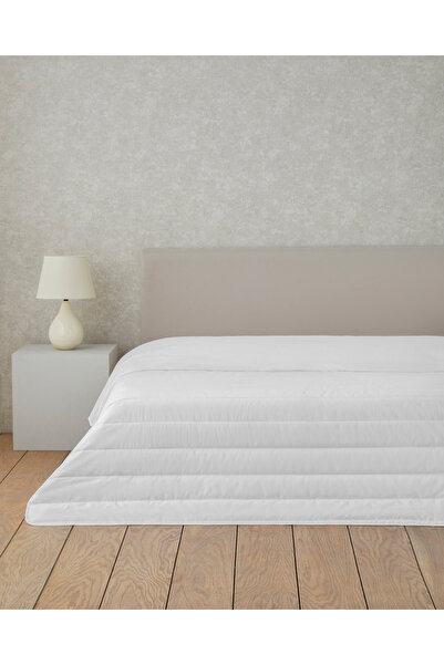 English Home Premium Mikrojel Çift Kişilik Yorgan 195x215 cm Beyaz