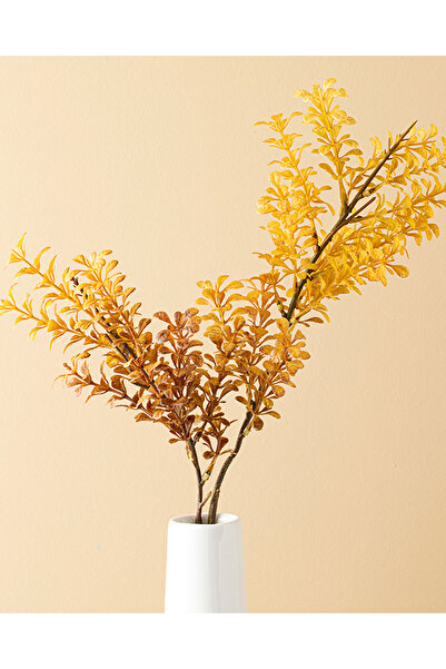 English Home Grass Spray Tek Dal Yapay Çiçek Sarı