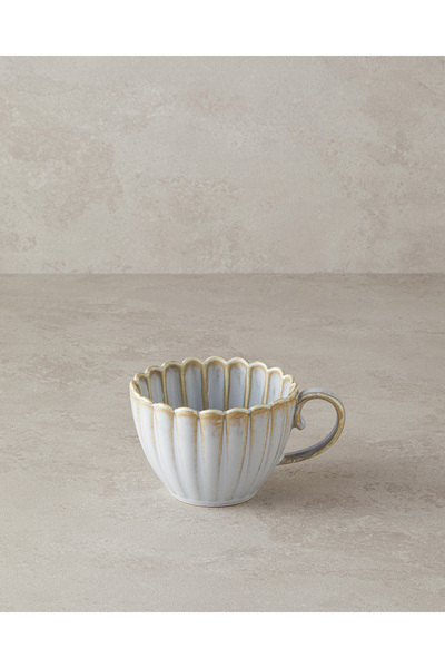 English Home Fiore New Bone China Kupa 350 ML Gri