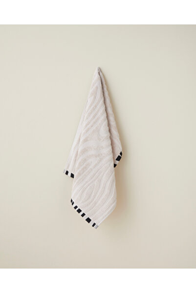 English Home Памучна кърпа за лице Panthera 50x80 cm Екру