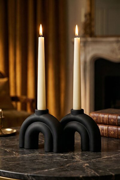 tambana Dekoratif Mumluk Set Şamdan El Yapımı Model 43