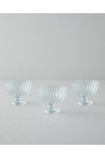 English Home Zenith Cam 3'lü Cup 170 ml Şeffaf