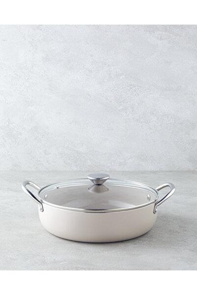 English Home Lizbon CeraWell Sığ Tencere 26 cm Mocha